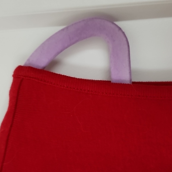 Karen Scott Red Sleeveless Rhinestone-like stud Cutout Accent Tank Top - Picture 4 of 7